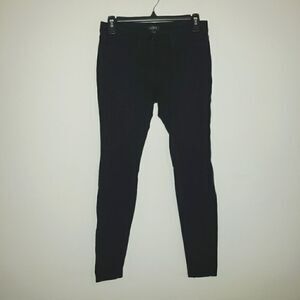LOFT BLACK SKINNY THICK LEGGING PANTS SIZE 0